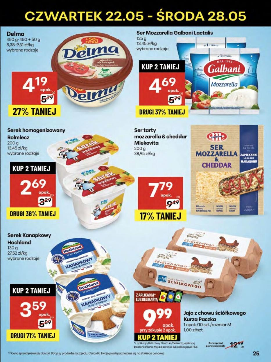 Gazetka promocyjna Delikatesy Centrum do 28/05/2025 str.25