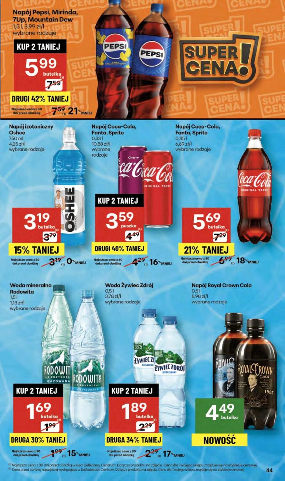 Gazetka promocyjna Delikatesy Centrum do 22/10/2025 str.44