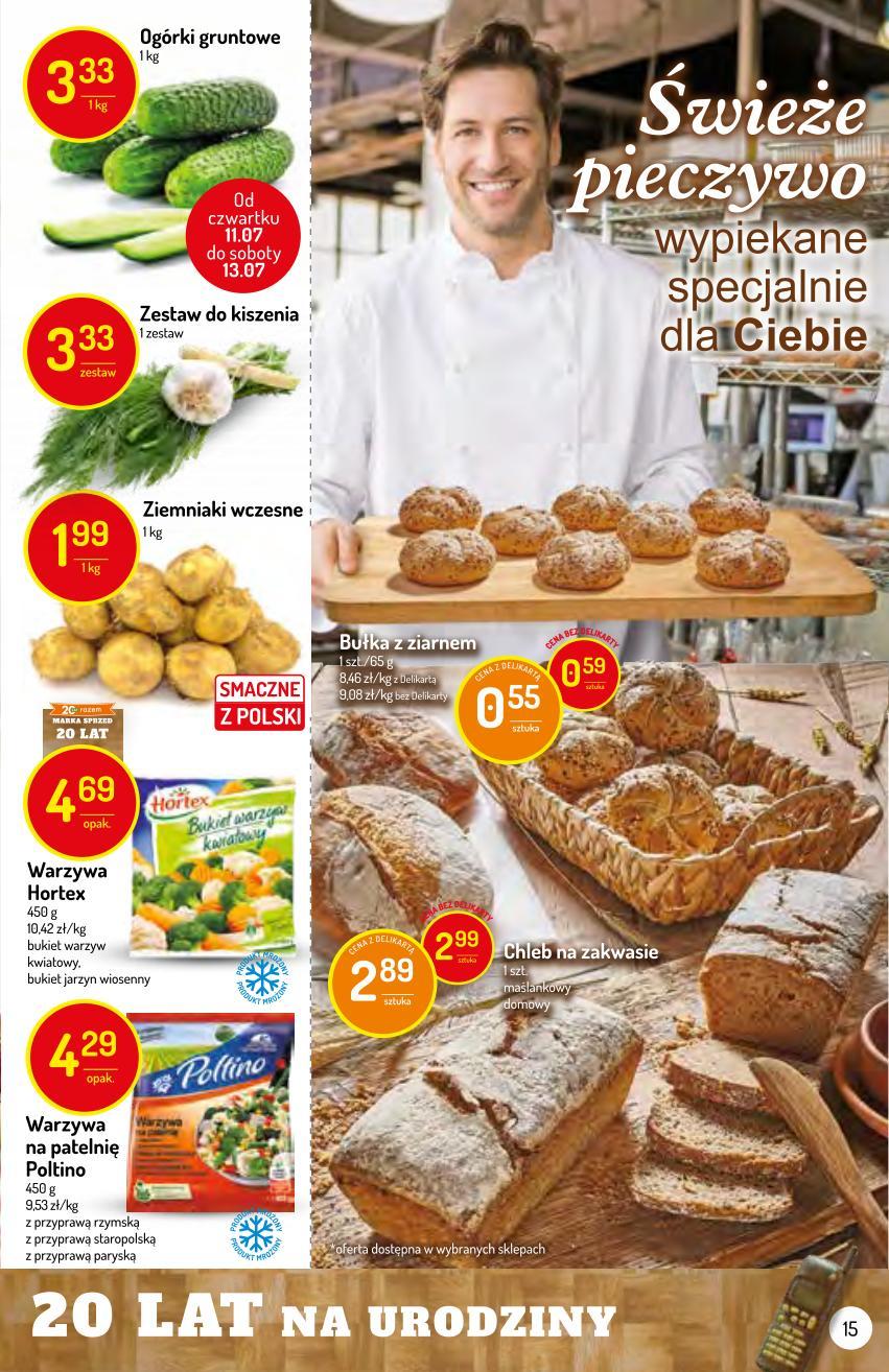 Gazetka promocyjna Delikatesy Centrum do 17/07/2019 str.15