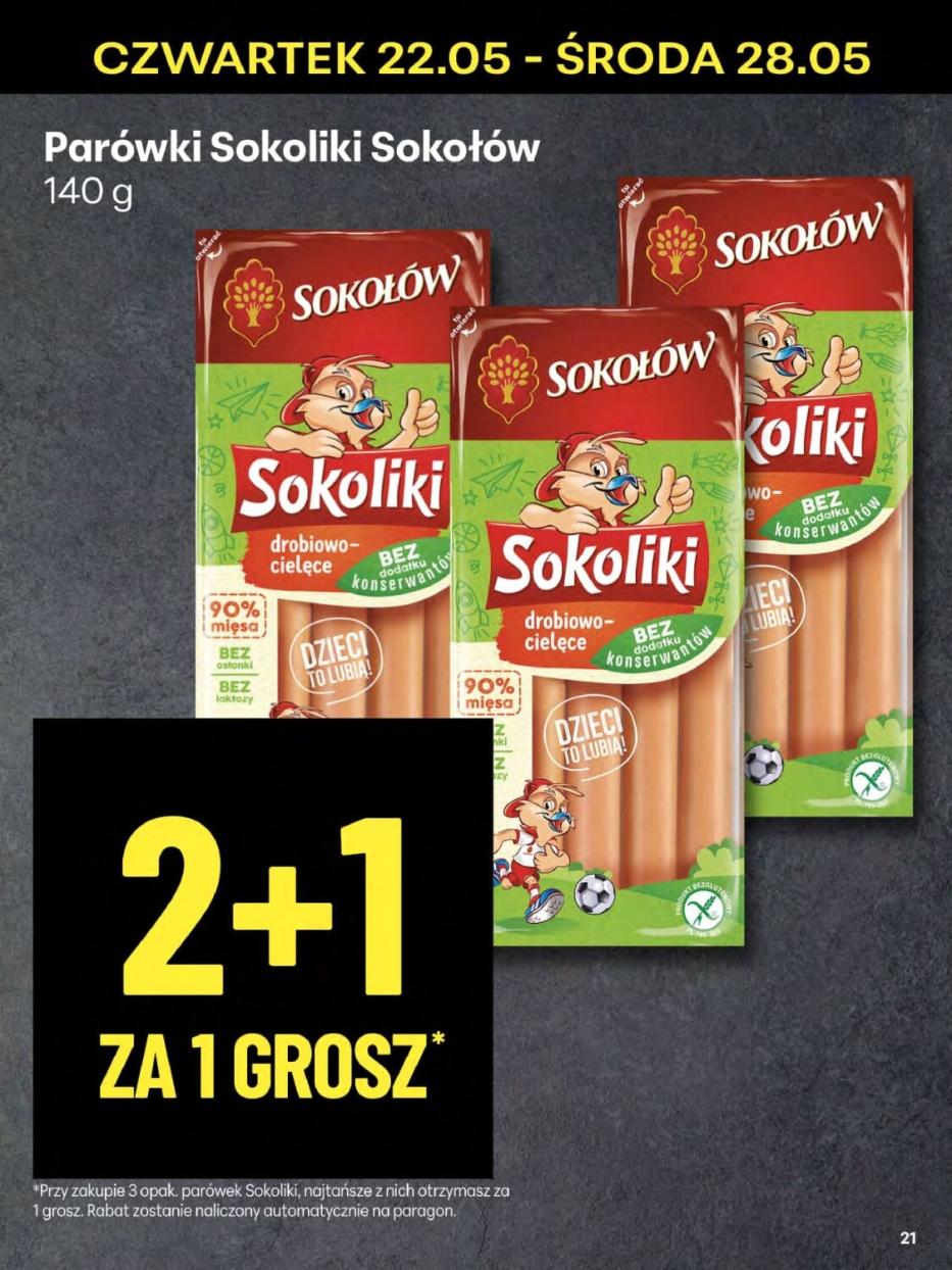 Gazetka promocyjna Delikatesy Centrum do 28/05/2025 str.21