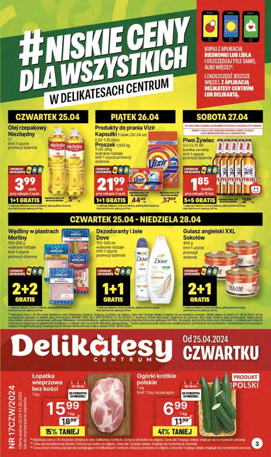 Gazetka promocyjna Delikatesy Centrum do 01/05/2024 str.2