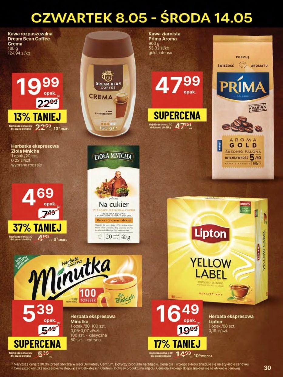 Gazetka promocyjna Delikatesy Centrum do 14/05/2025 str.30