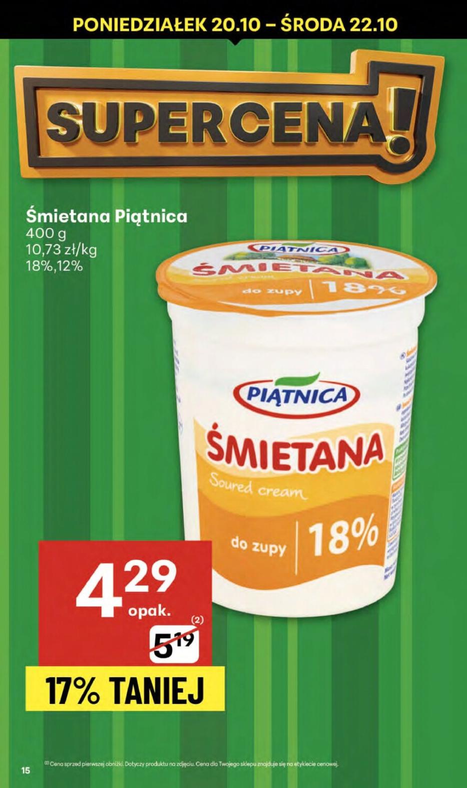 Gazetka promocyjna Delikatesy Centrum do 22/10/2025 str.15
