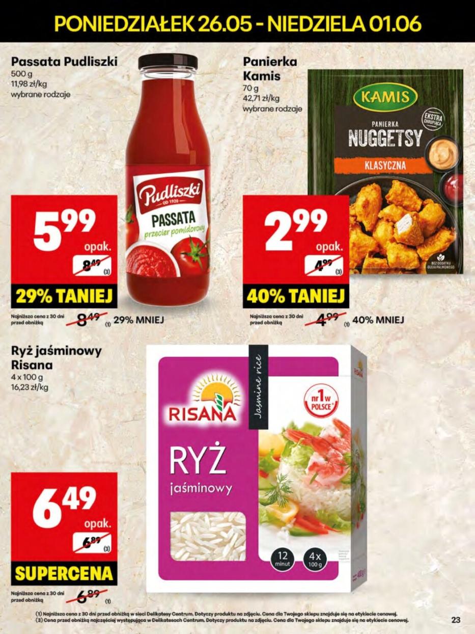 Gazetka promocyjna Delikatesy Centrum do 31/05/2025 str.23