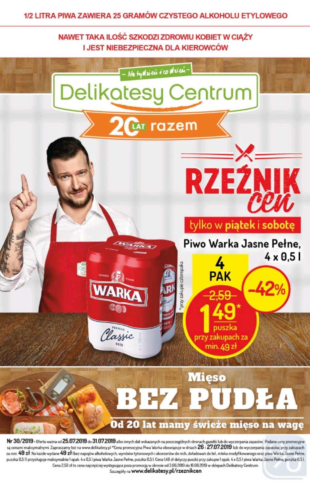 Gazetka promocyjna Delikatesy Centrum do 31/07/2019 str.0