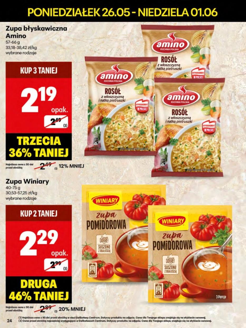 Gazetka promocyjna Delikatesy Centrum do 31/05/2025 str.24