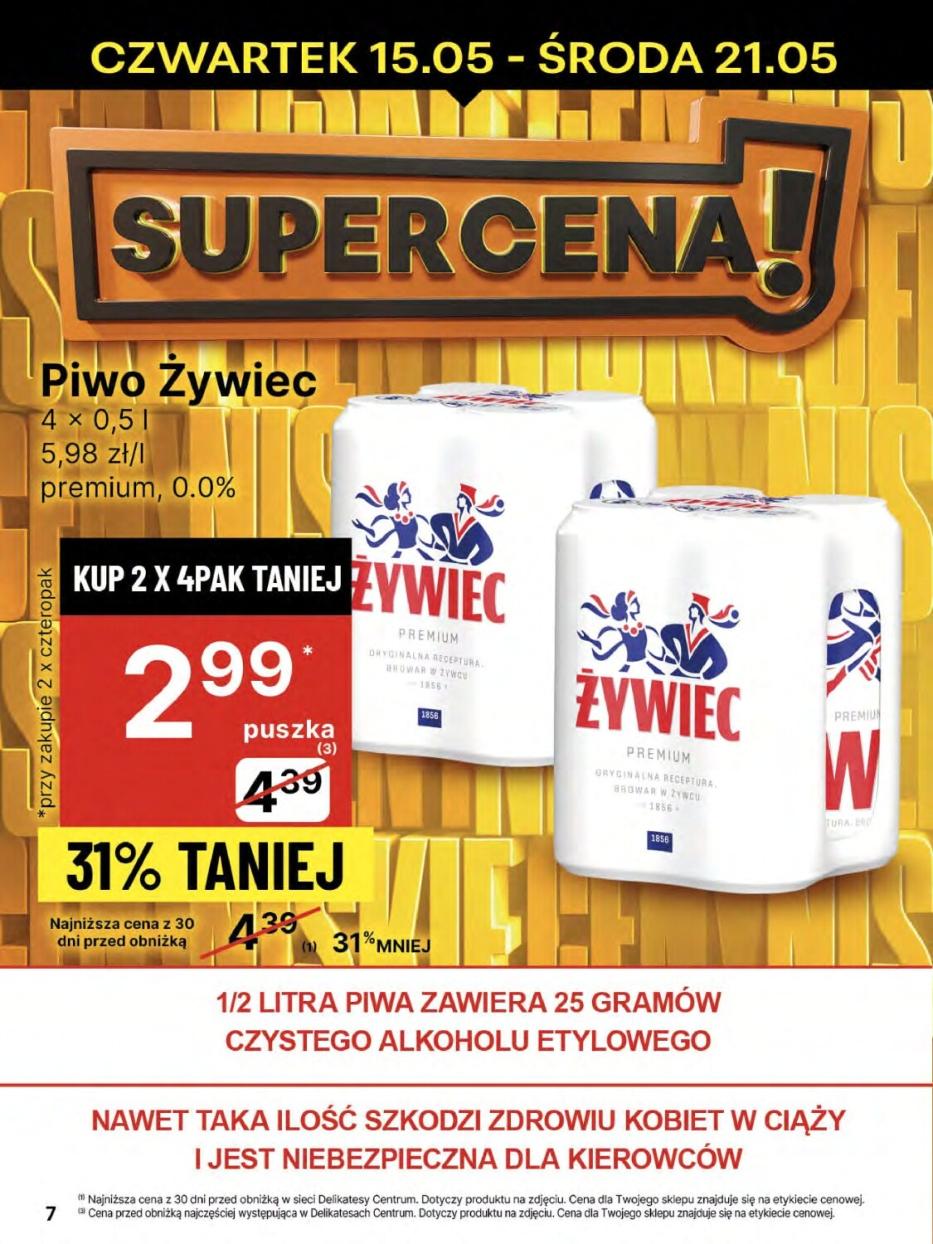 Gazetka promocyjna Delikatesy Centrum do 21/05/2025 str.7