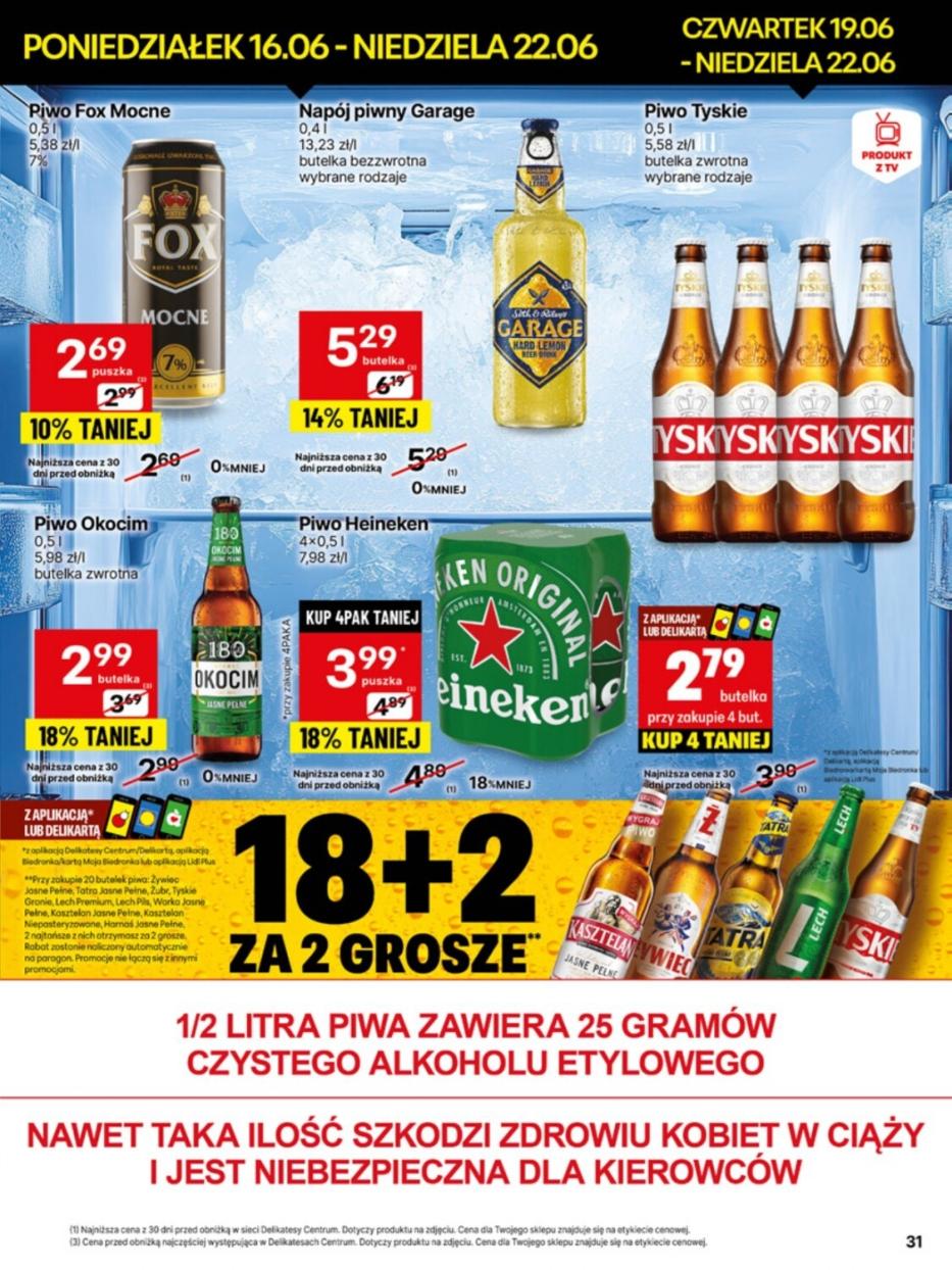 Gazetka promocyjna Delikatesy Centrum do 21/06/2025 str.31