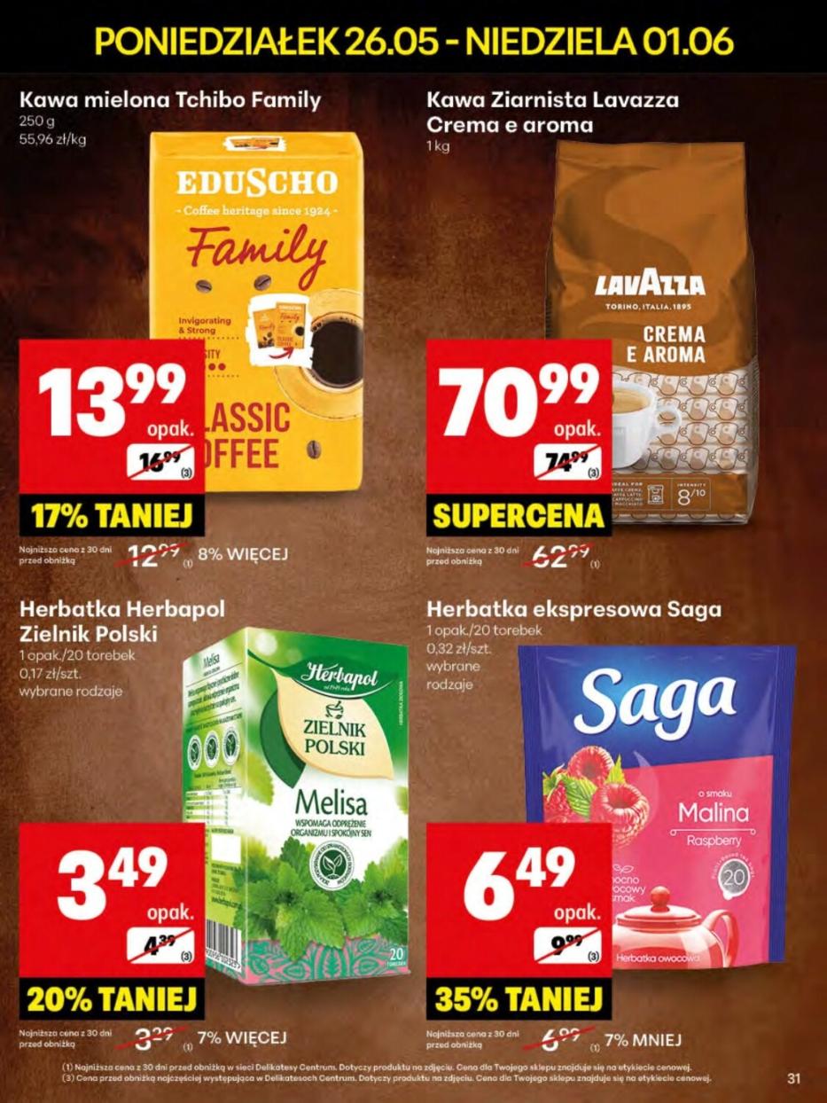 Gazetka promocyjna Delikatesy Centrum do 31/05/2025 str.31