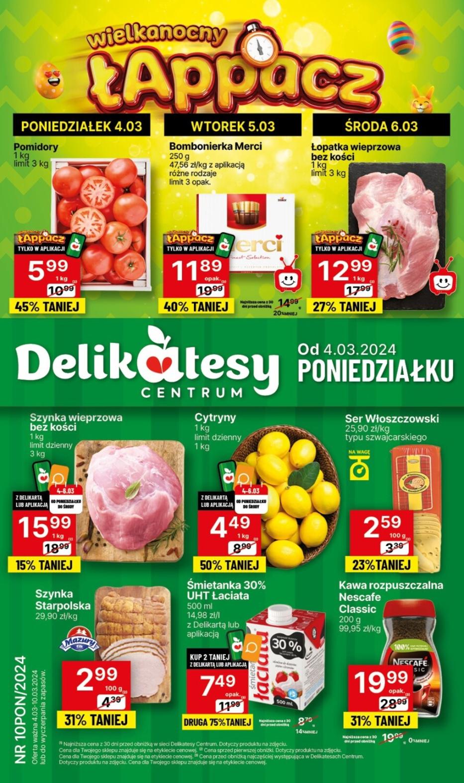 Gazetka promocyjna Delikatesy Centrum do 09/03/2024 str.0