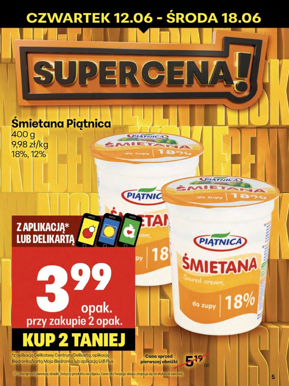 Gazetka promocyjna Delikatesy Centrum do 18/06/2025 str.5