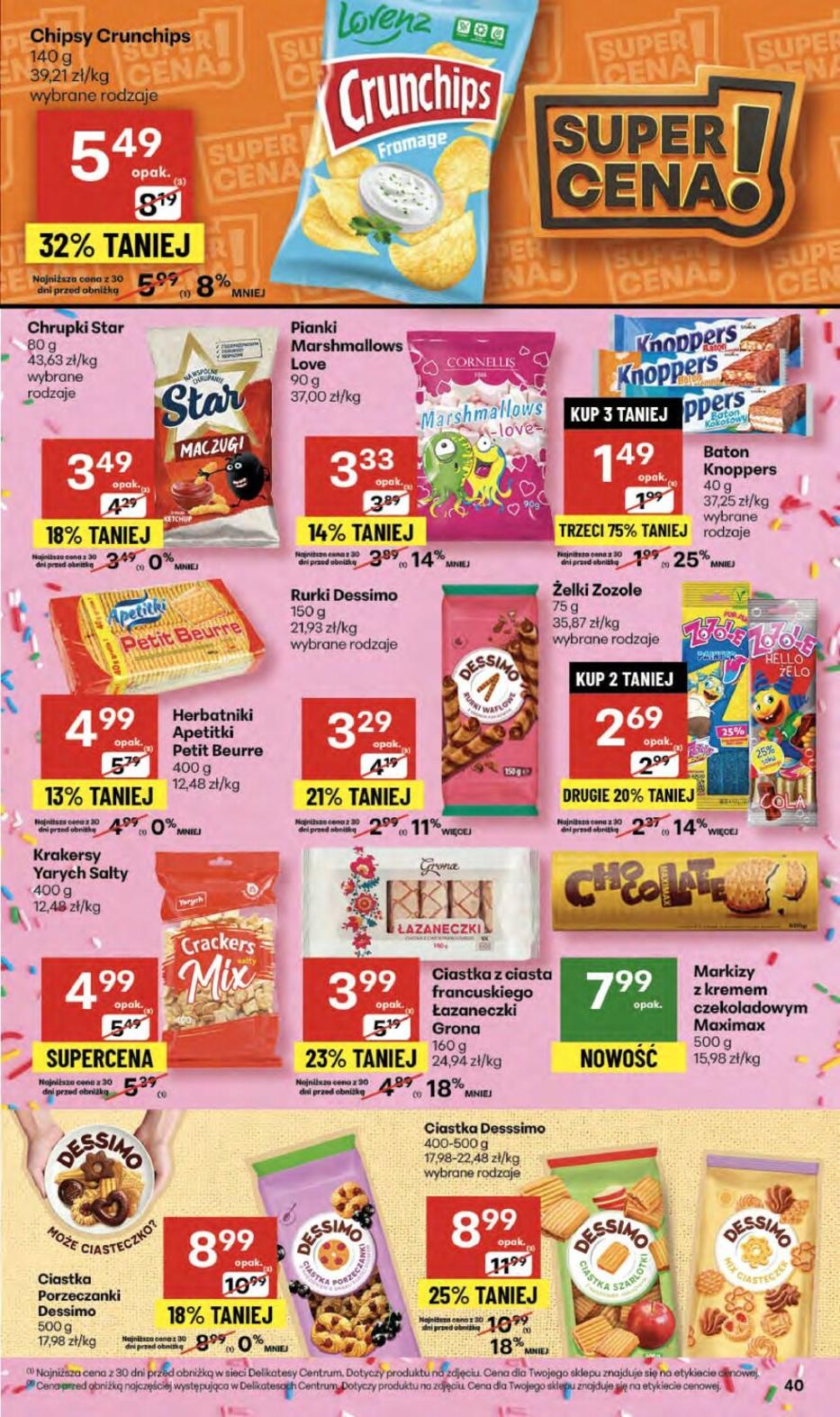 Gazetka promocyjna Delikatesy Centrum do 15/10/2025 str.40