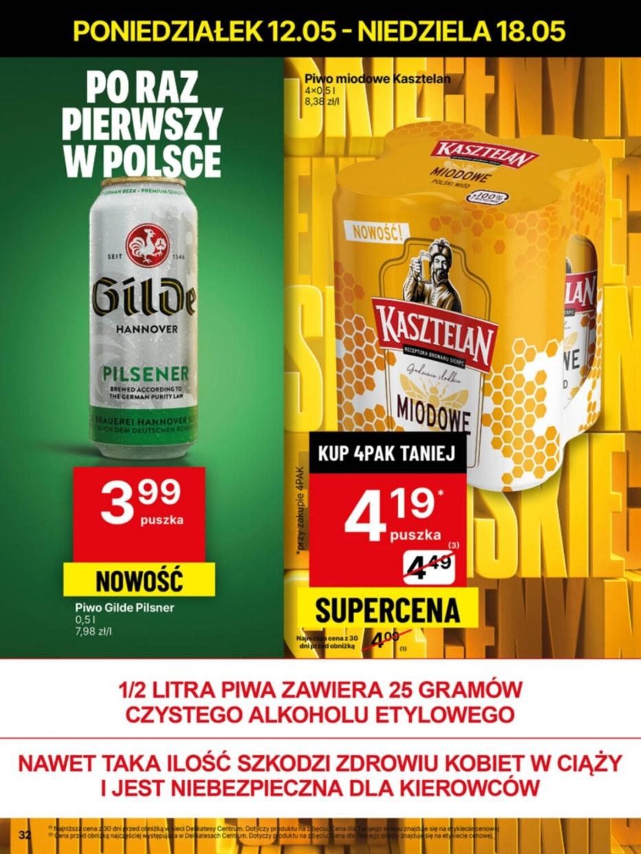 Gazetka promocyjna Delikatesy Centrum do 18/05/2025 str.32