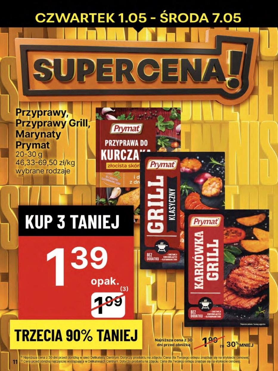 Gazetka promocyjna Delikatesy Centrum do 07/05/2025 str.11