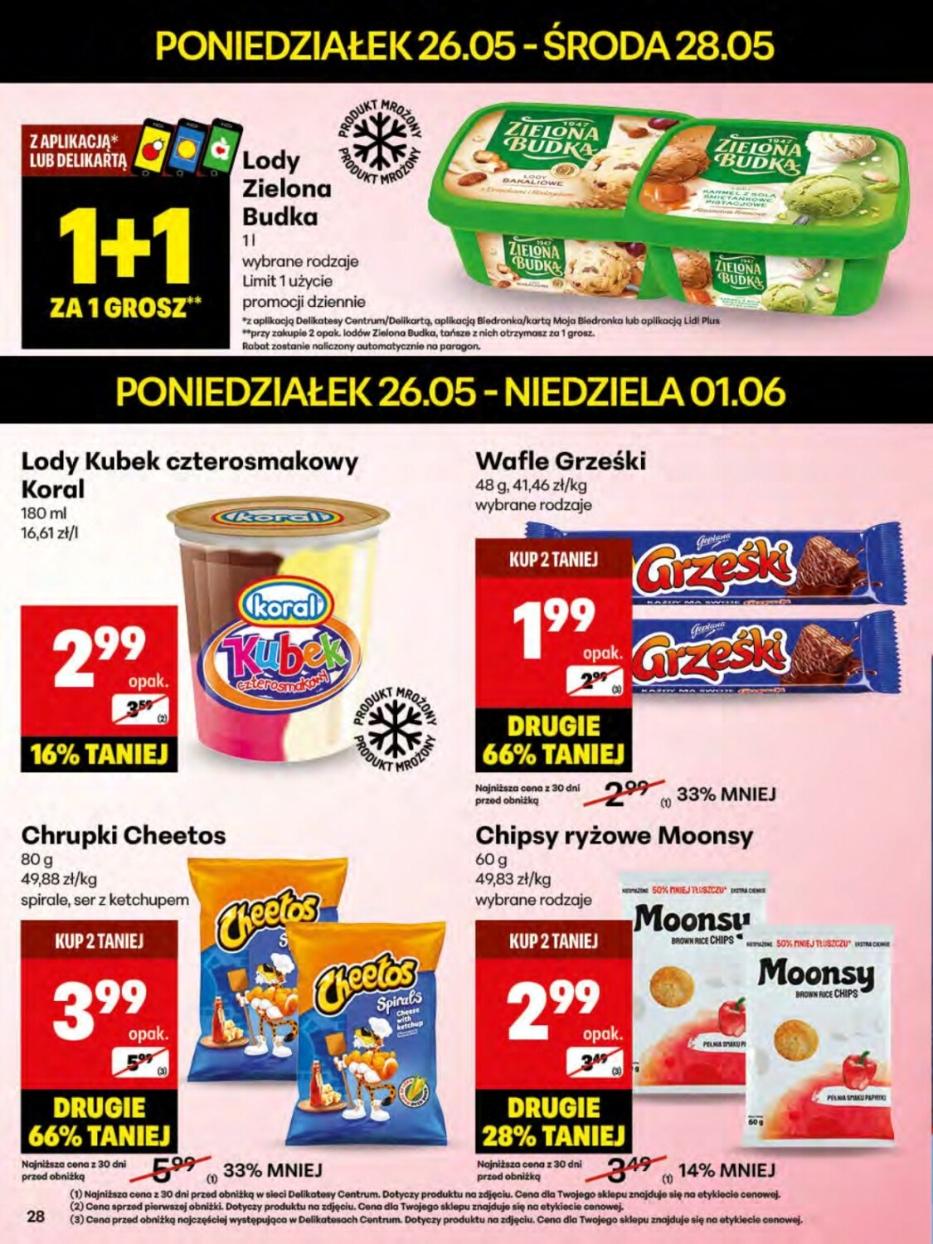 Gazetka promocyjna Delikatesy Centrum do 31/05/2025 str.28