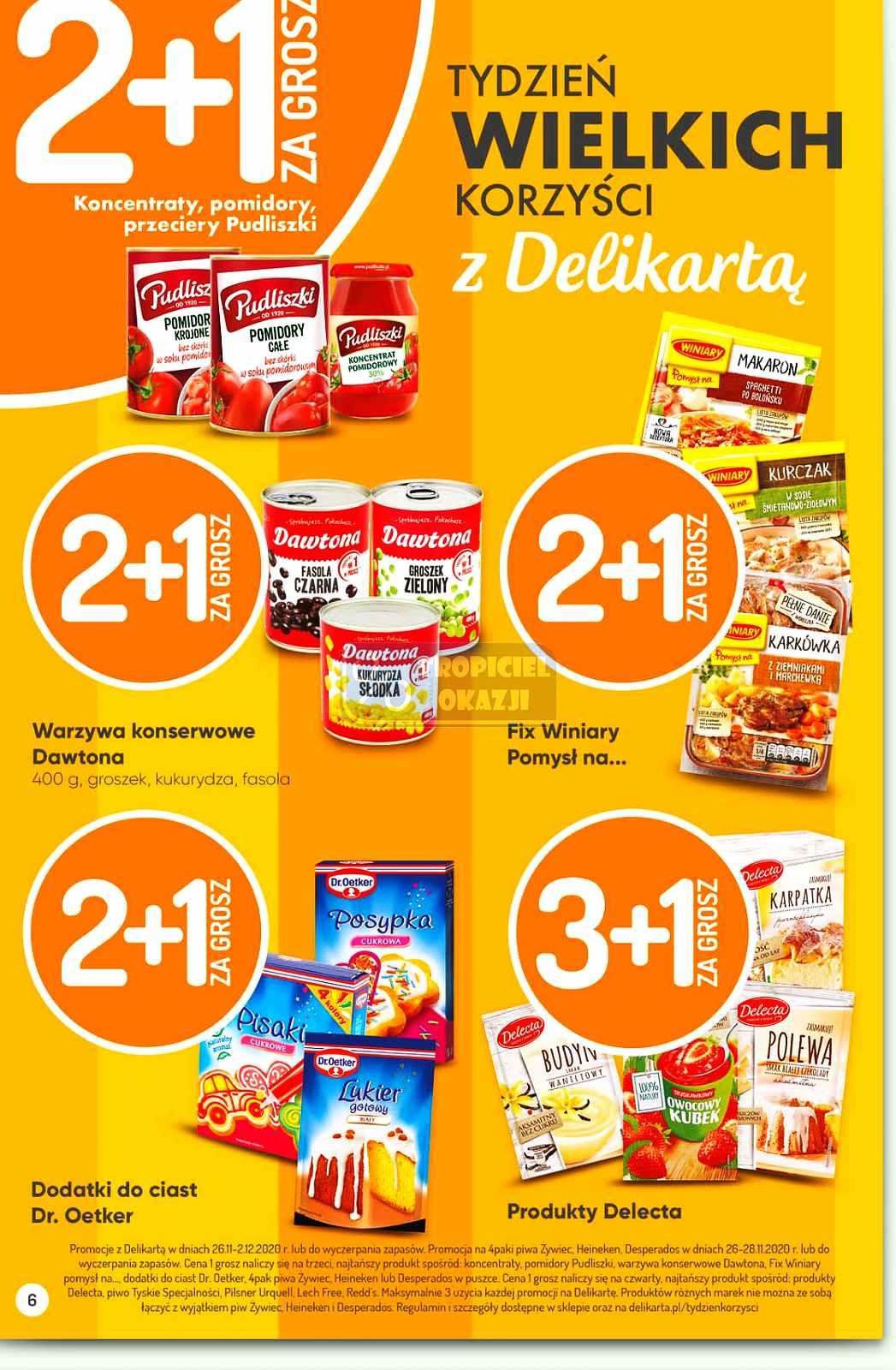 Gazetka promocyjna Delikatesy Centrum do 28/11/2020 str.6