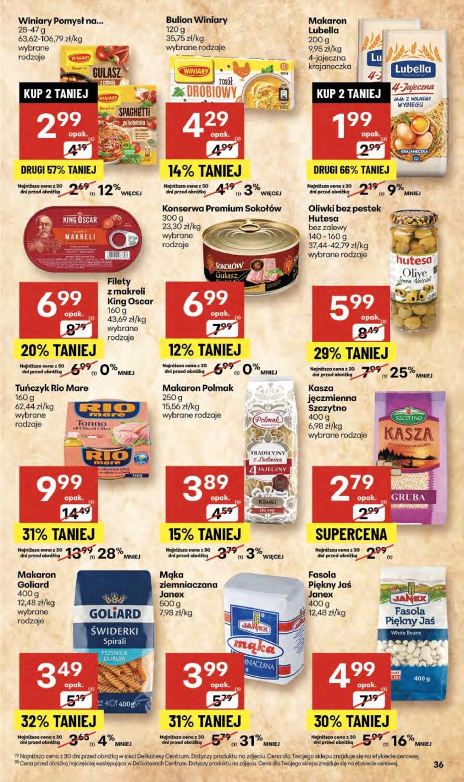 Gazetka promocyjna Delikatesy Centrum do 15/10/2025 str.36