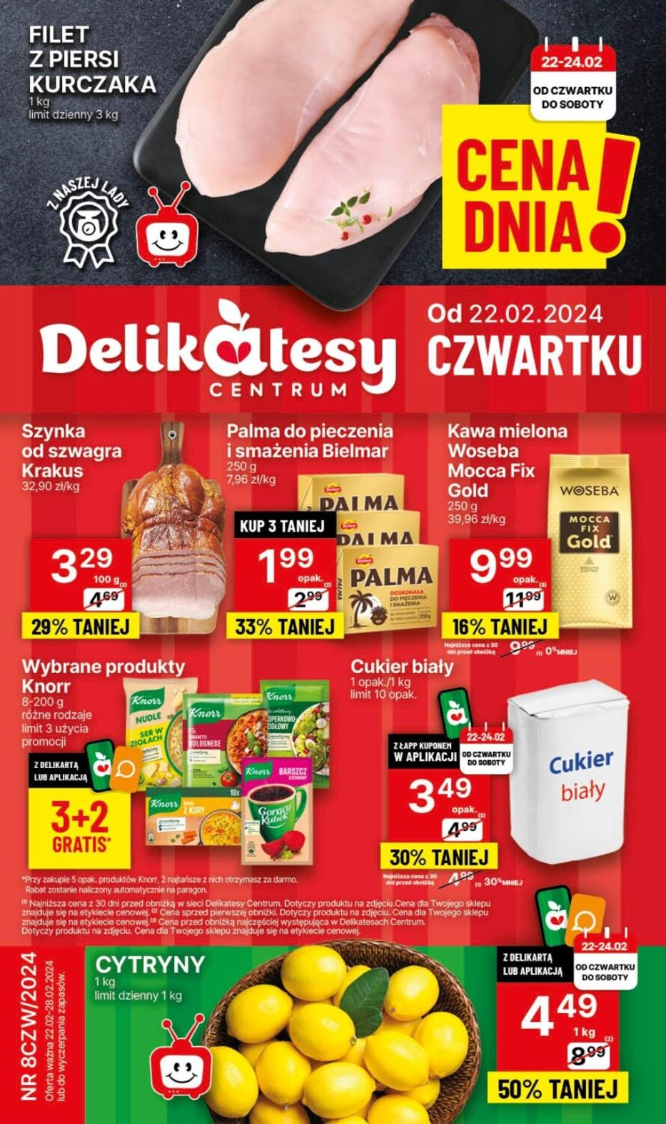 Gazetka promocyjna Delikatesy Centrum do 28/02/2024 str.0