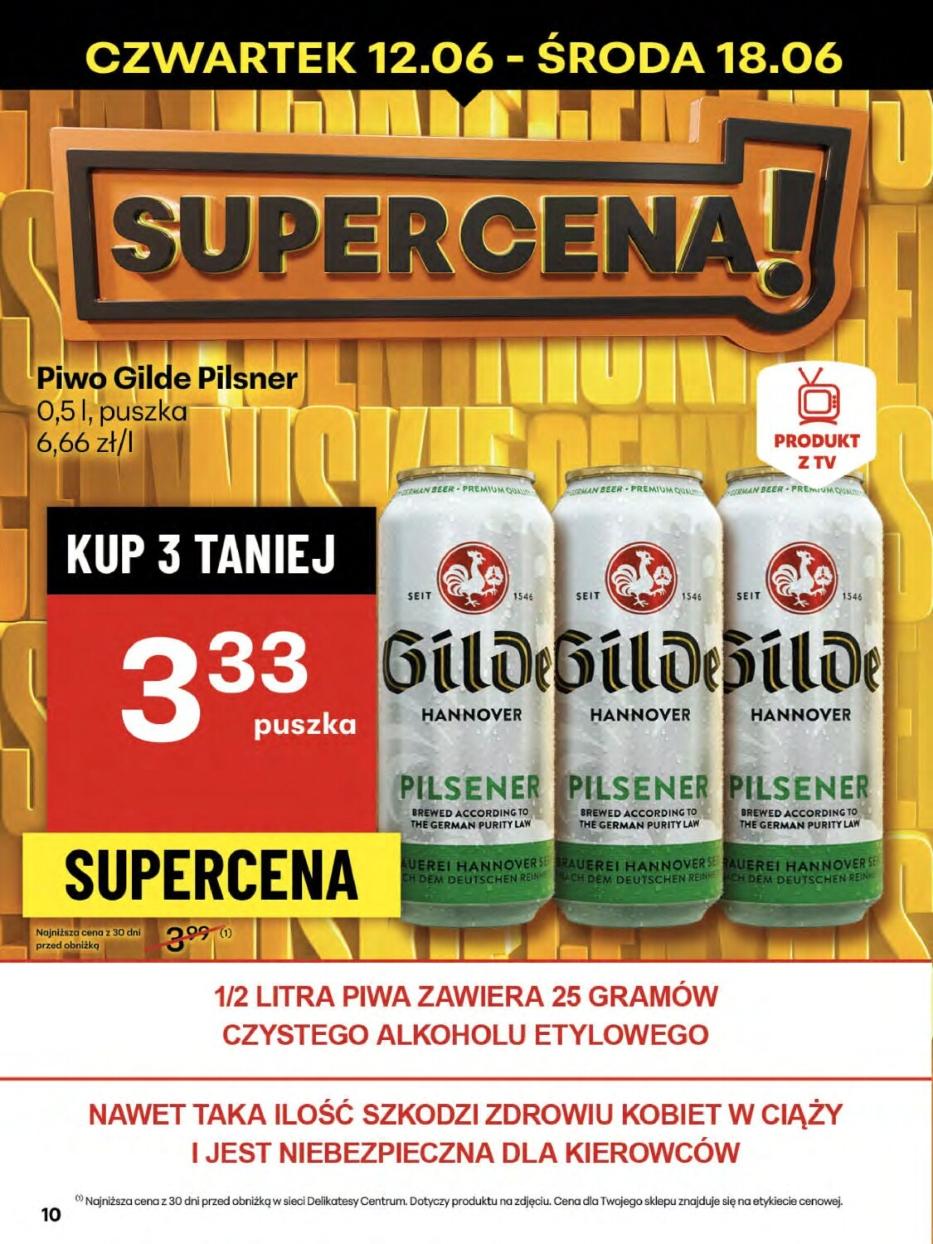 Gazetka promocyjna Delikatesy Centrum do 18/06/2025 str.10