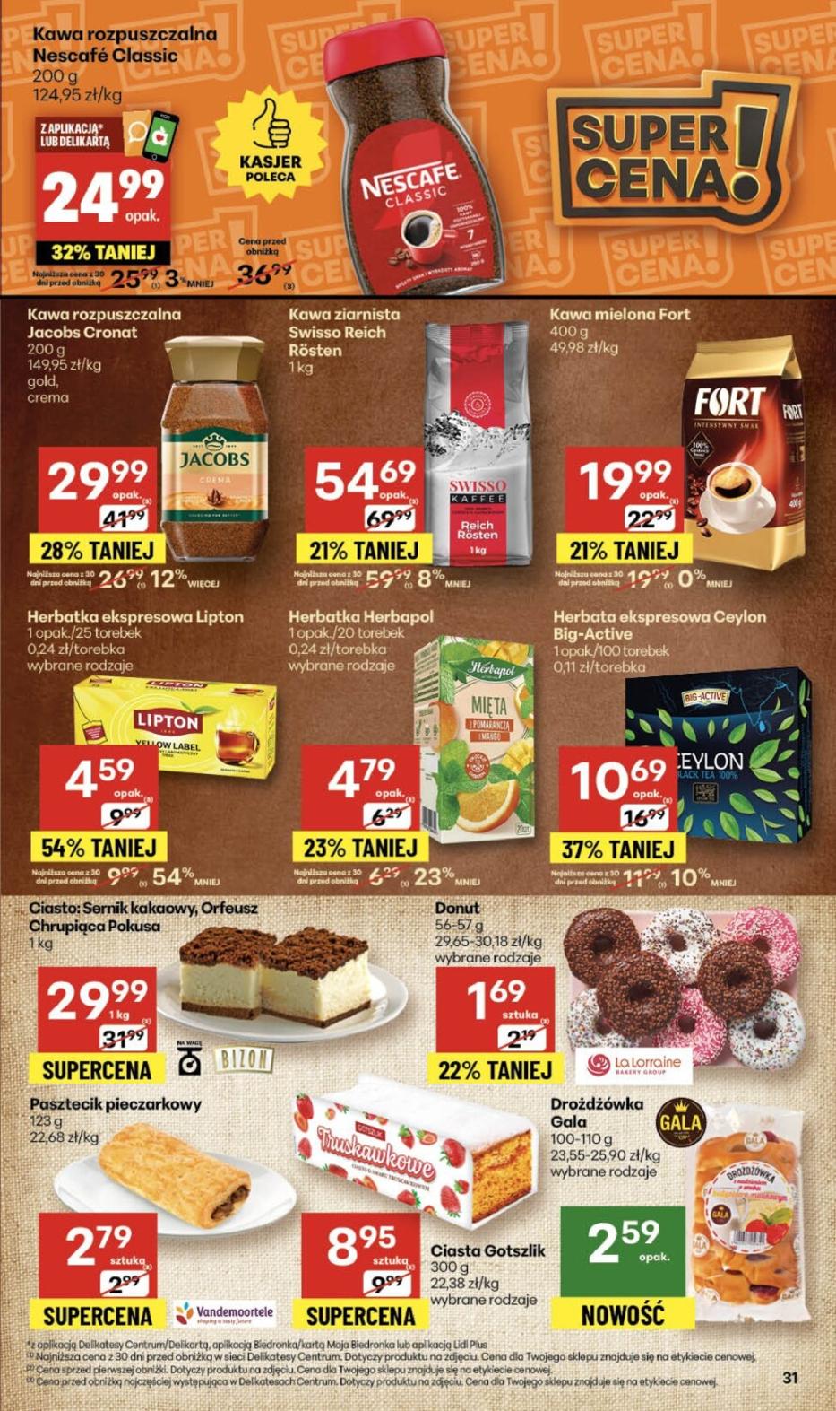 Gazetka promocyjna Delikatesy Centrum do 26/11/2025 str.31