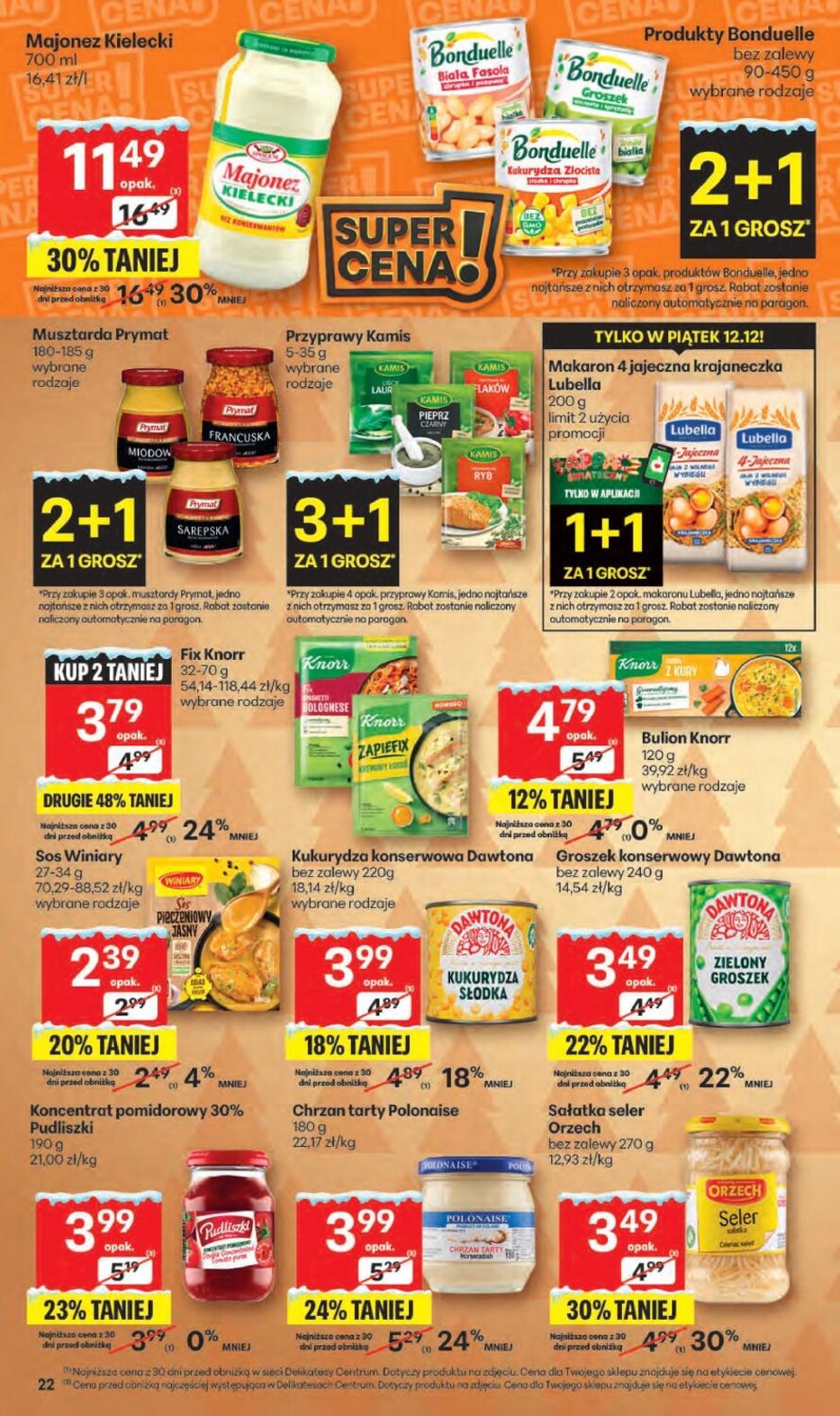 Gazetka promocyjna Delikatesy Centrum do 17/12/2025 str.22