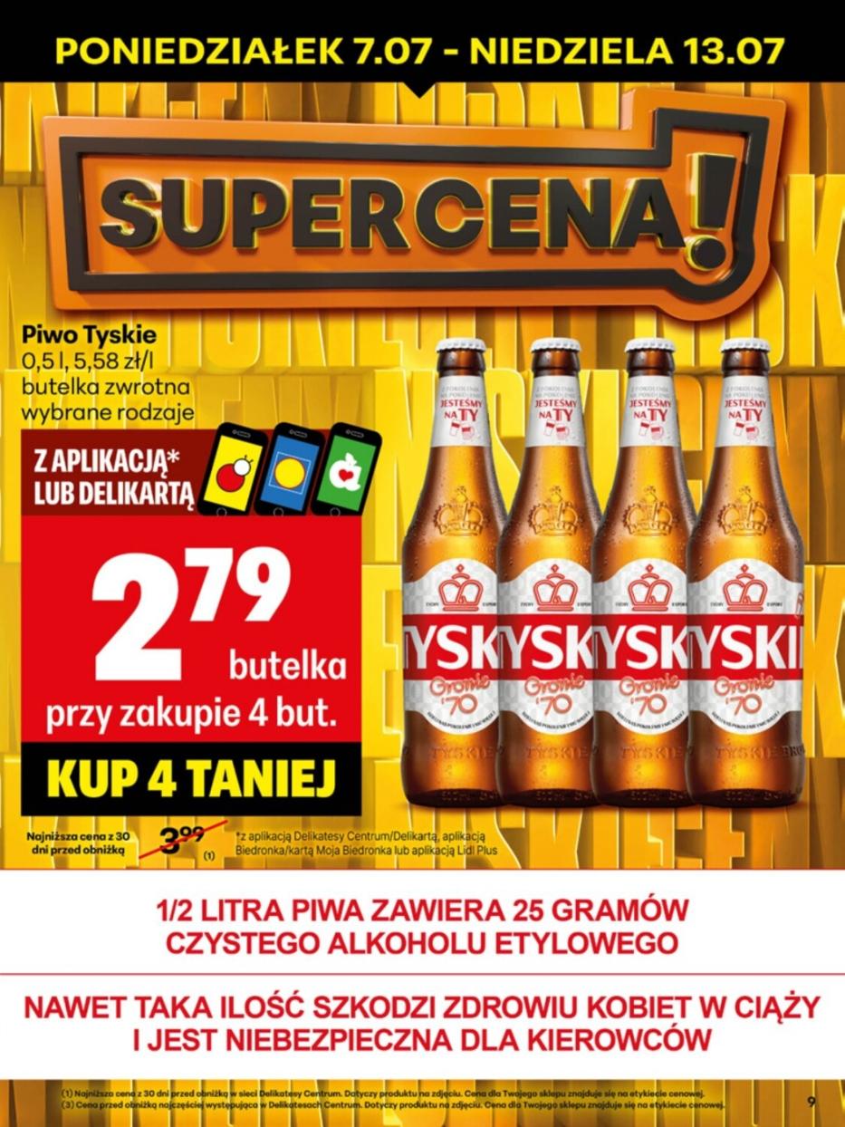 Gazetka promocyjna Delikatesy Centrum do 13/07/2025 str.9