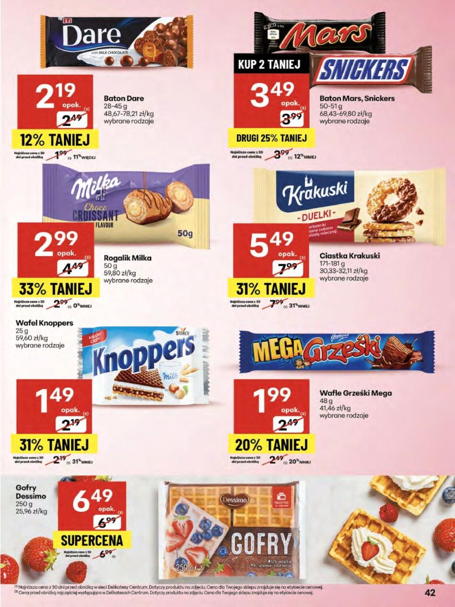 Gazetka promocyjna Delikatesy Centrum do 28/08/2025 str.42