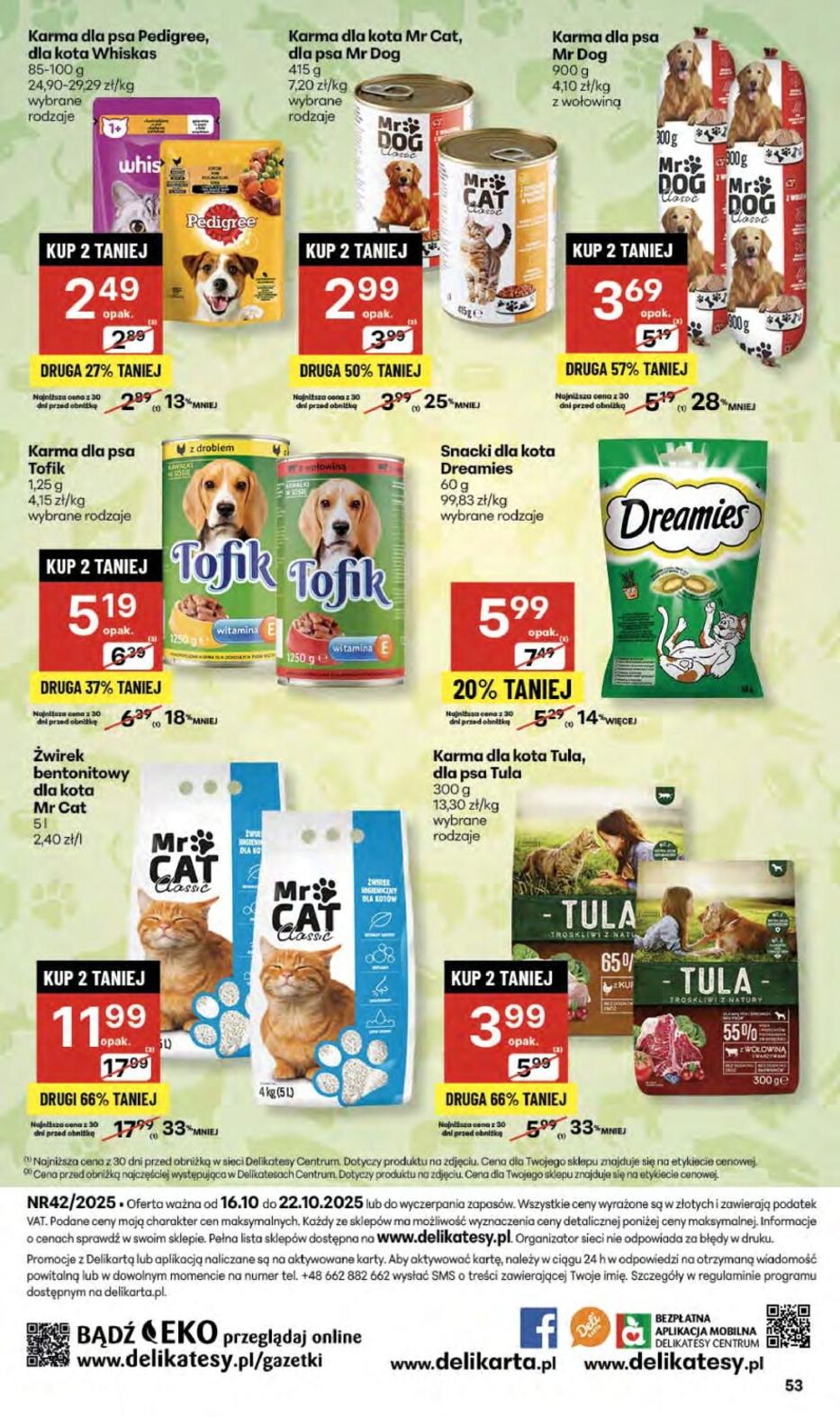 Gazetka promocyjna Delikatesy Centrum do 22/10/2025 str.53