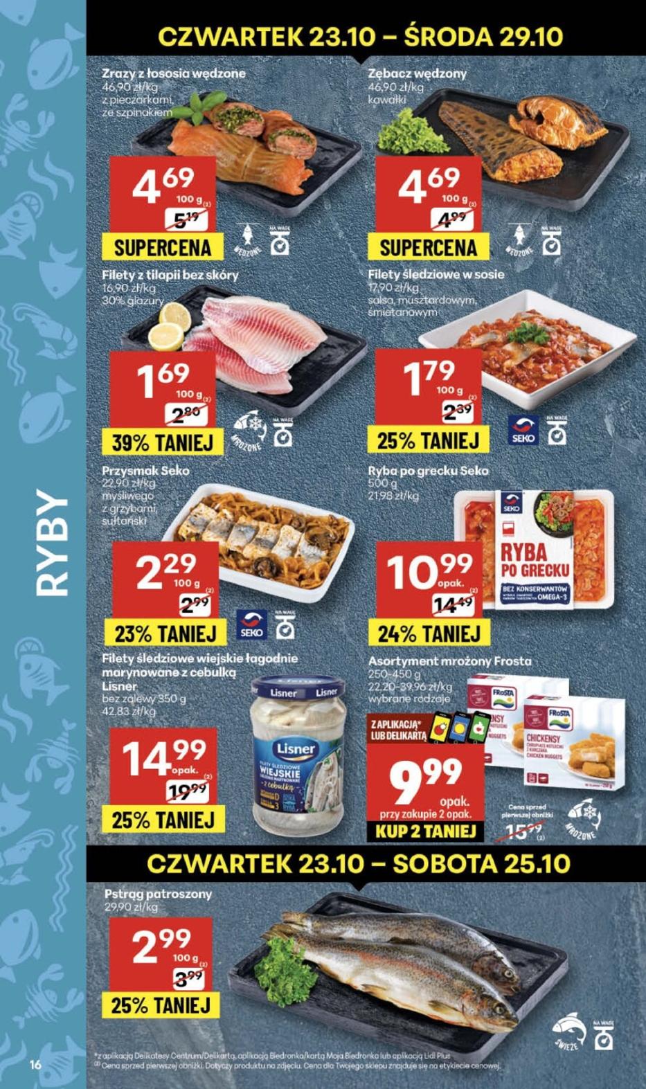 Gazetka promocyjna Delikatesy Centrum do 29/10/2025 str.16