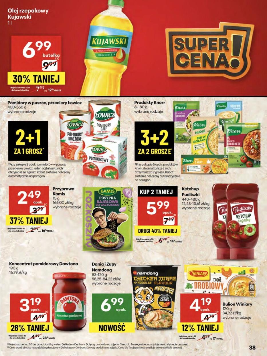 Gazetka promocyjna Delikatesy Centrum do 28/08/2025 str.38