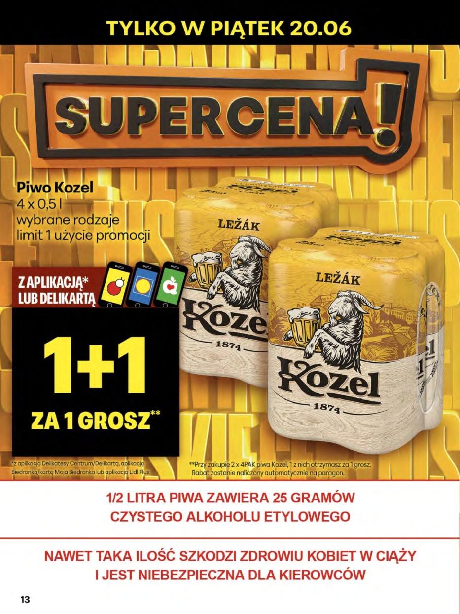 Gazetka promocyjna Delikatesy Centrum do 25/06/2025 str.13