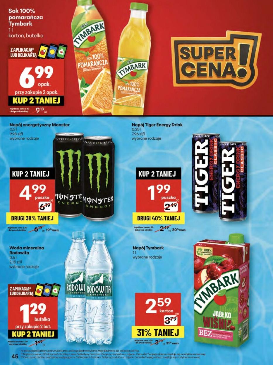 Gazetka promocyjna Delikatesy Centrum do 28/08/2025 str.45