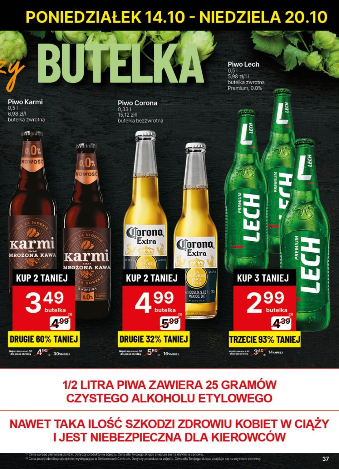 Gazetka promocyjna Delikatesy Centrum do 19/10/2024 str.37