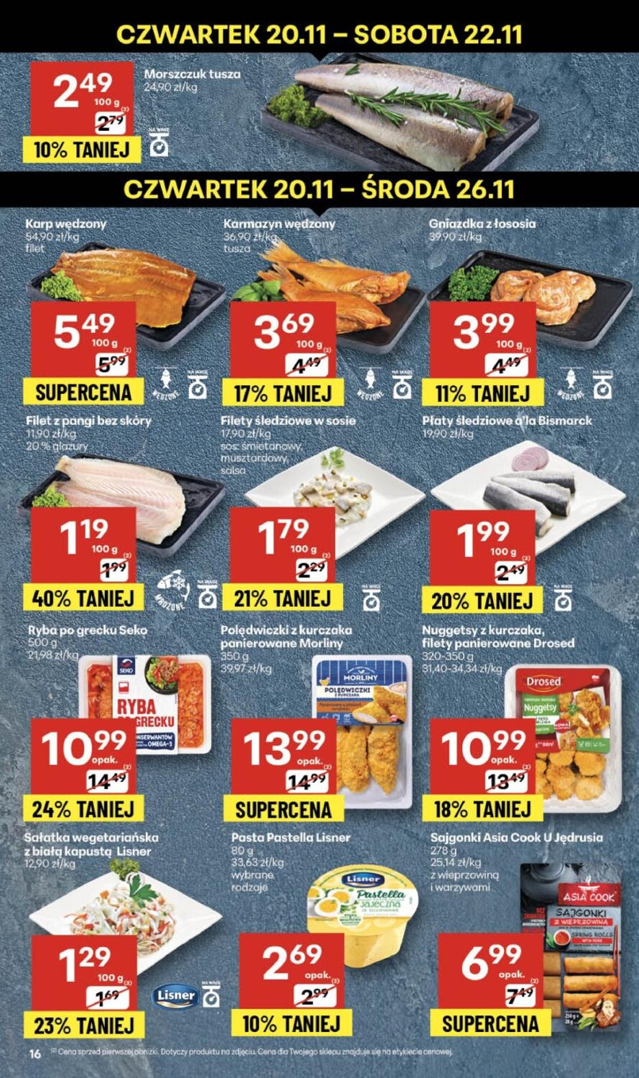 Gazetka promocyjna Delikatesy Centrum do 26/11/2025 str.16