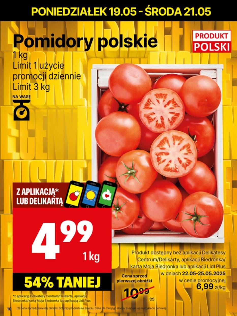 Gazetka promocyjna Delikatesy Centrum do 25/05/2025 str.10