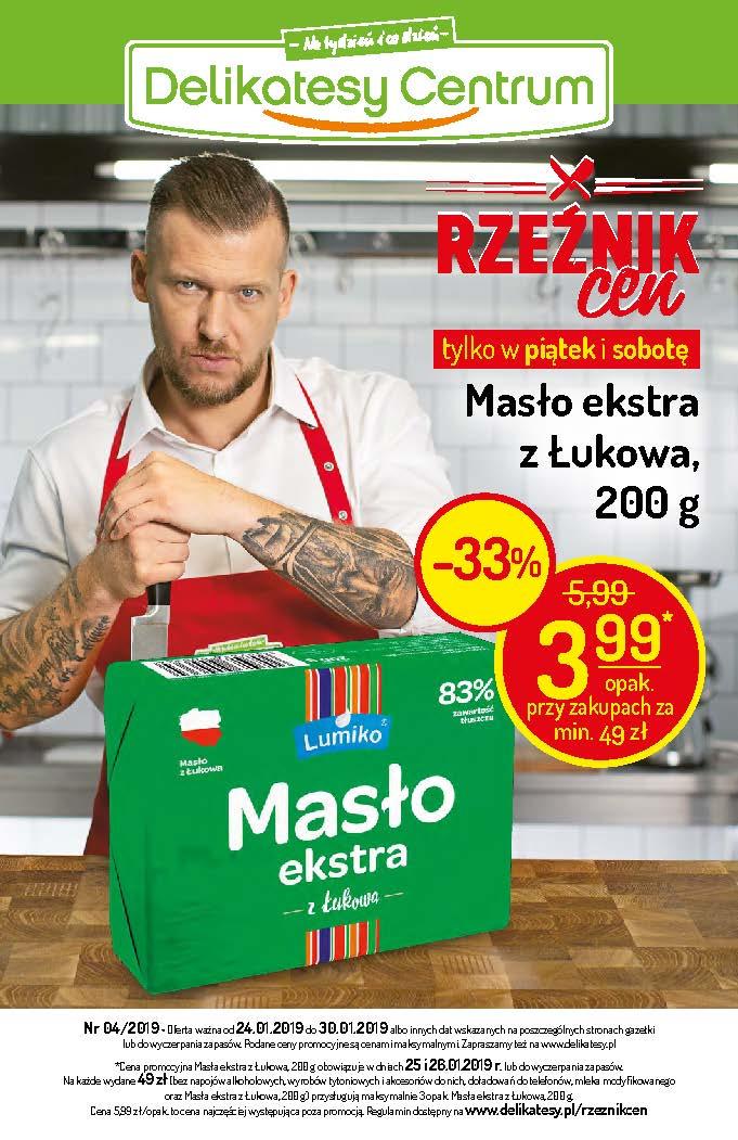Gazetka promocyjna Delikatesy Centrum do 30/01/2019 str.0