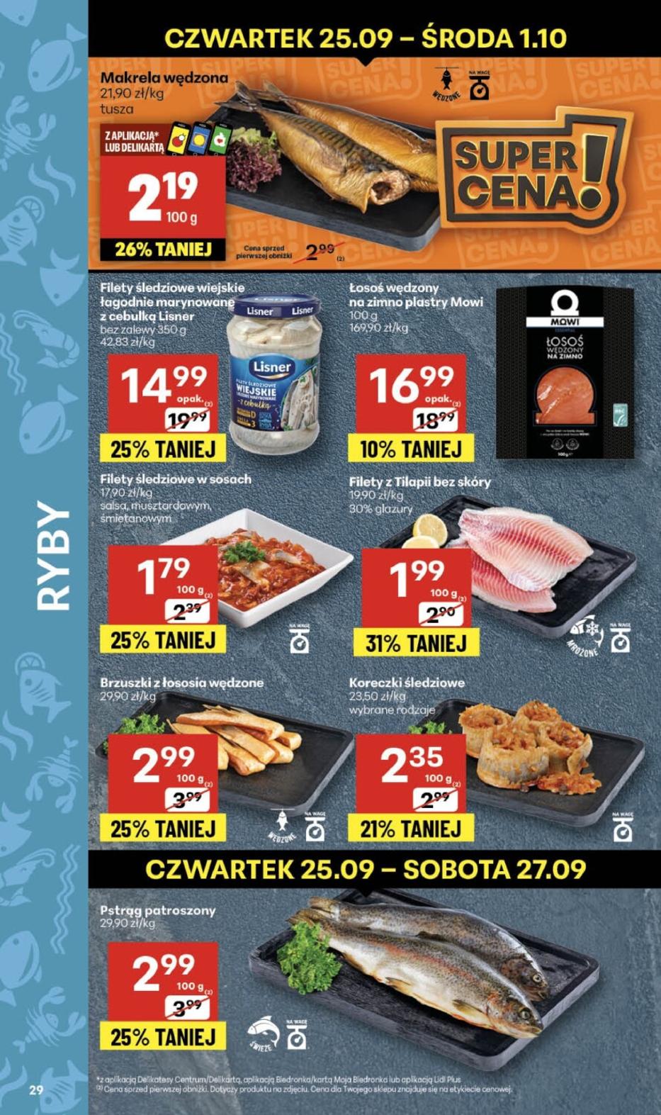 Gazetka promocyjna Delikatesy Centrum do 01/10/2025 str.29