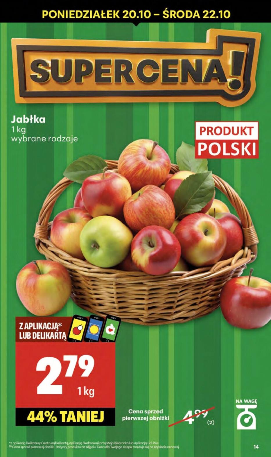 Gazetka promocyjna Delikatesy Centrum do 22/10/2025 str.14