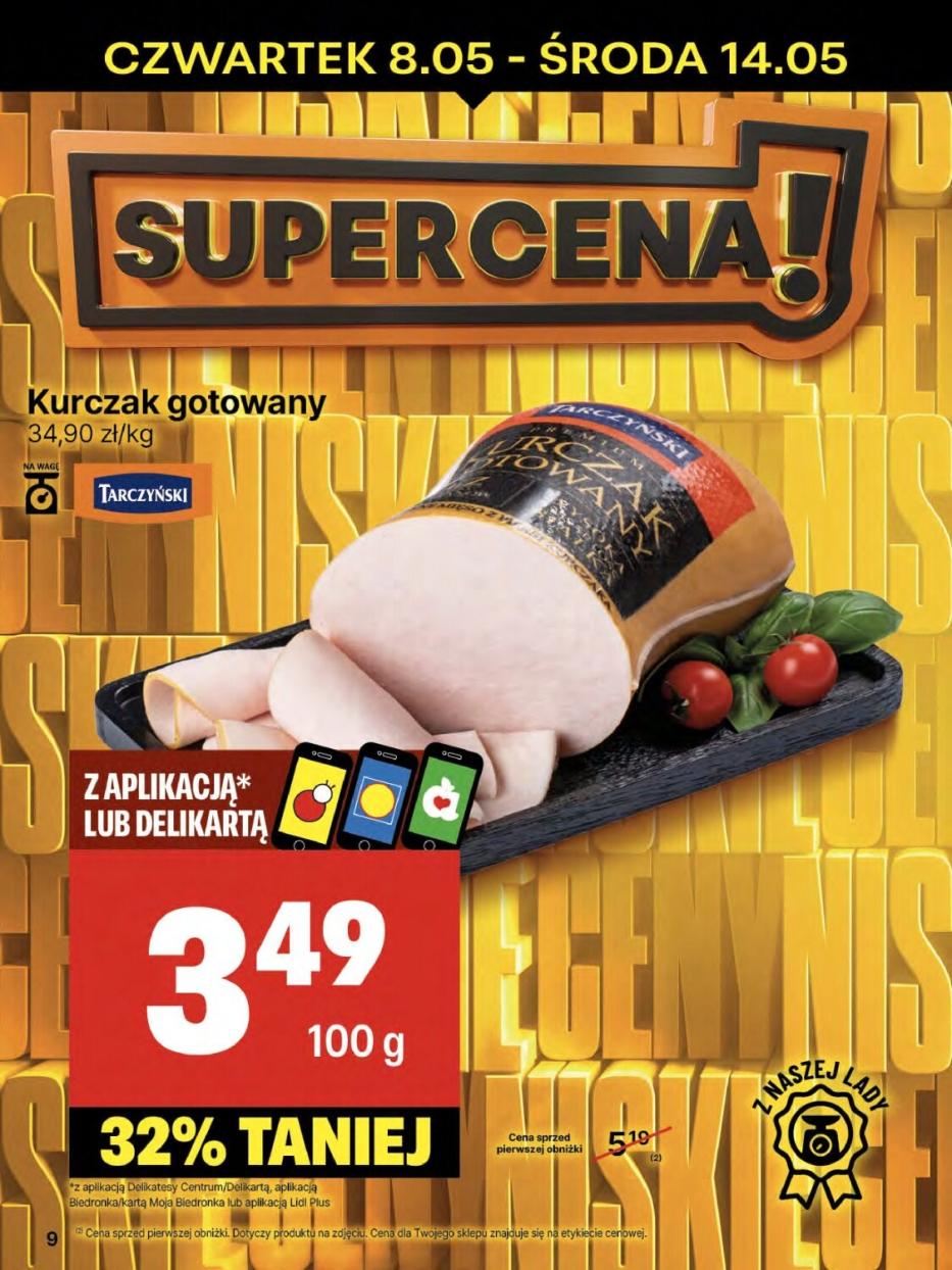 Gazetka promocyjna Delikatesy Centrum do 14/05/2025 str.9