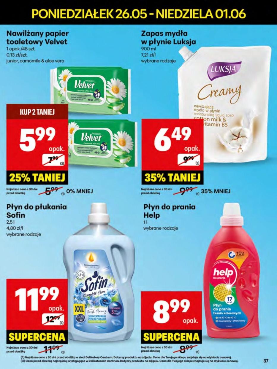 Gazetka promocyjna Delikatesy Centrum do 31/05/2025 str.37