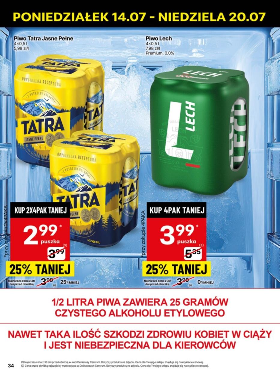Gazetka promocyjna Delikatesy Centrum do 20/07/2025 str.34