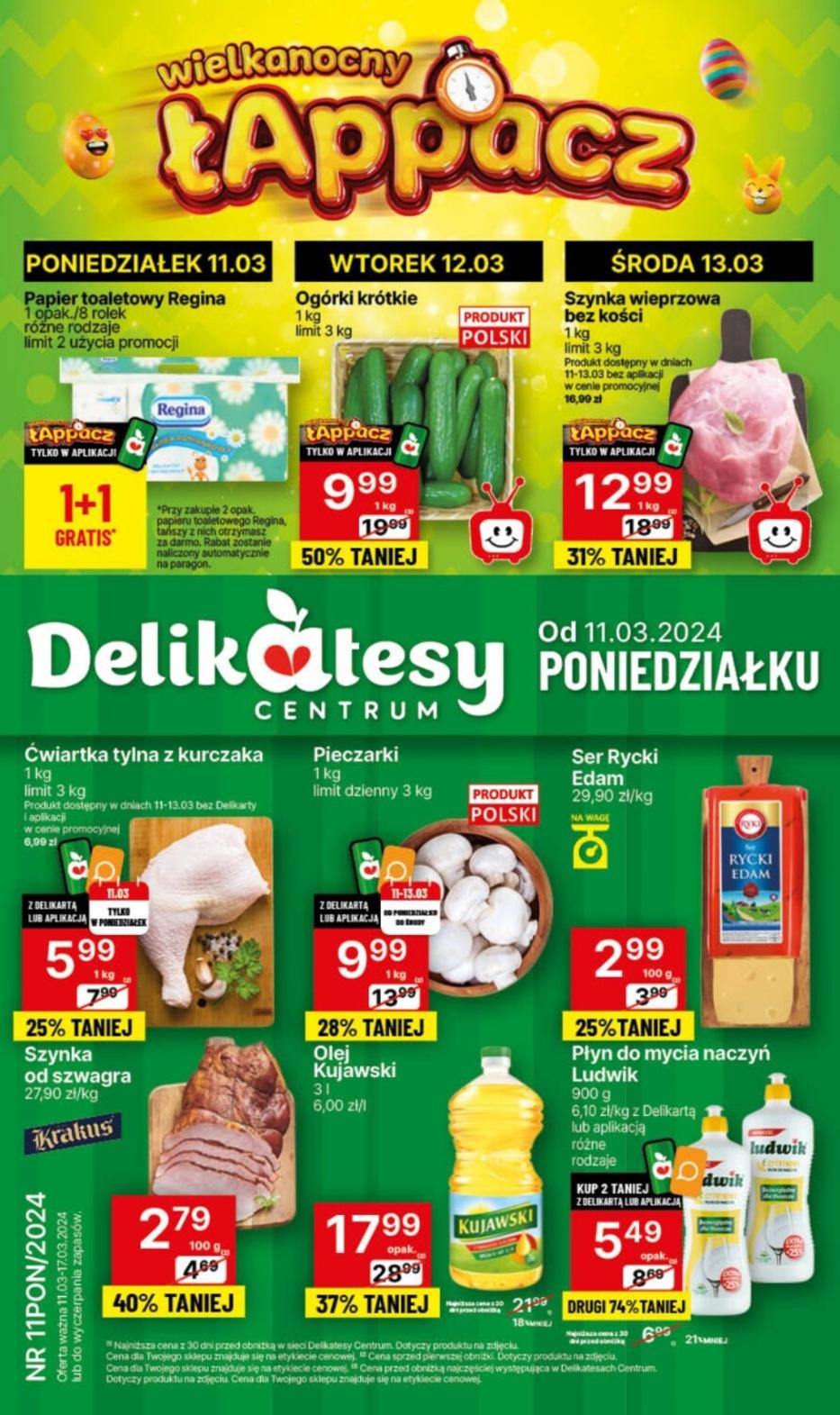 Gazetka promocyjna Delikatesy Centrum do 17/03/2024 str.0