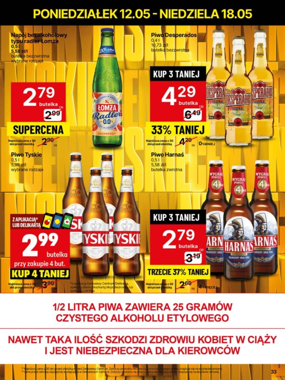 Gazetka promocyjna Delikatesy Centrum do 18/05/2025 str.33