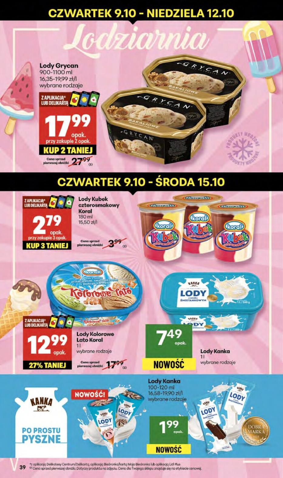 Gazetka promocyjna Delikatesy Centrum do 15/10/2025 str.39