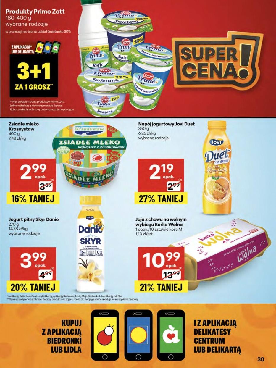 Gazetka promocyjna Delikatesy Centrum do 20/08/2025 str.30