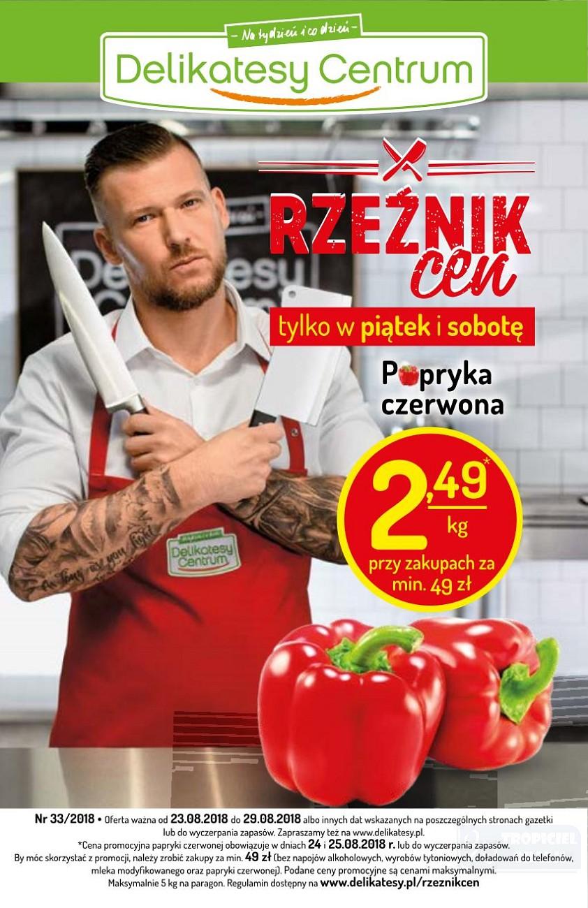 Gazetka promocyjna Delikatesy Centrum do 29/08/2018 str.0