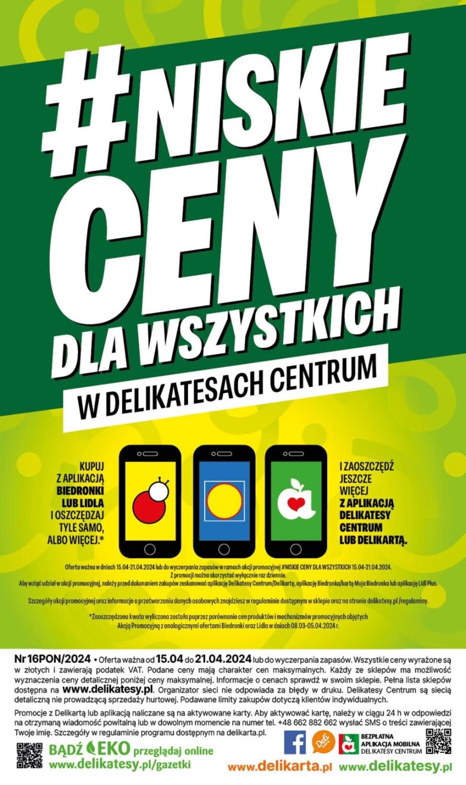 Gazetka promocyjna Delikatesy Centrum do 20/04/2024 str.41