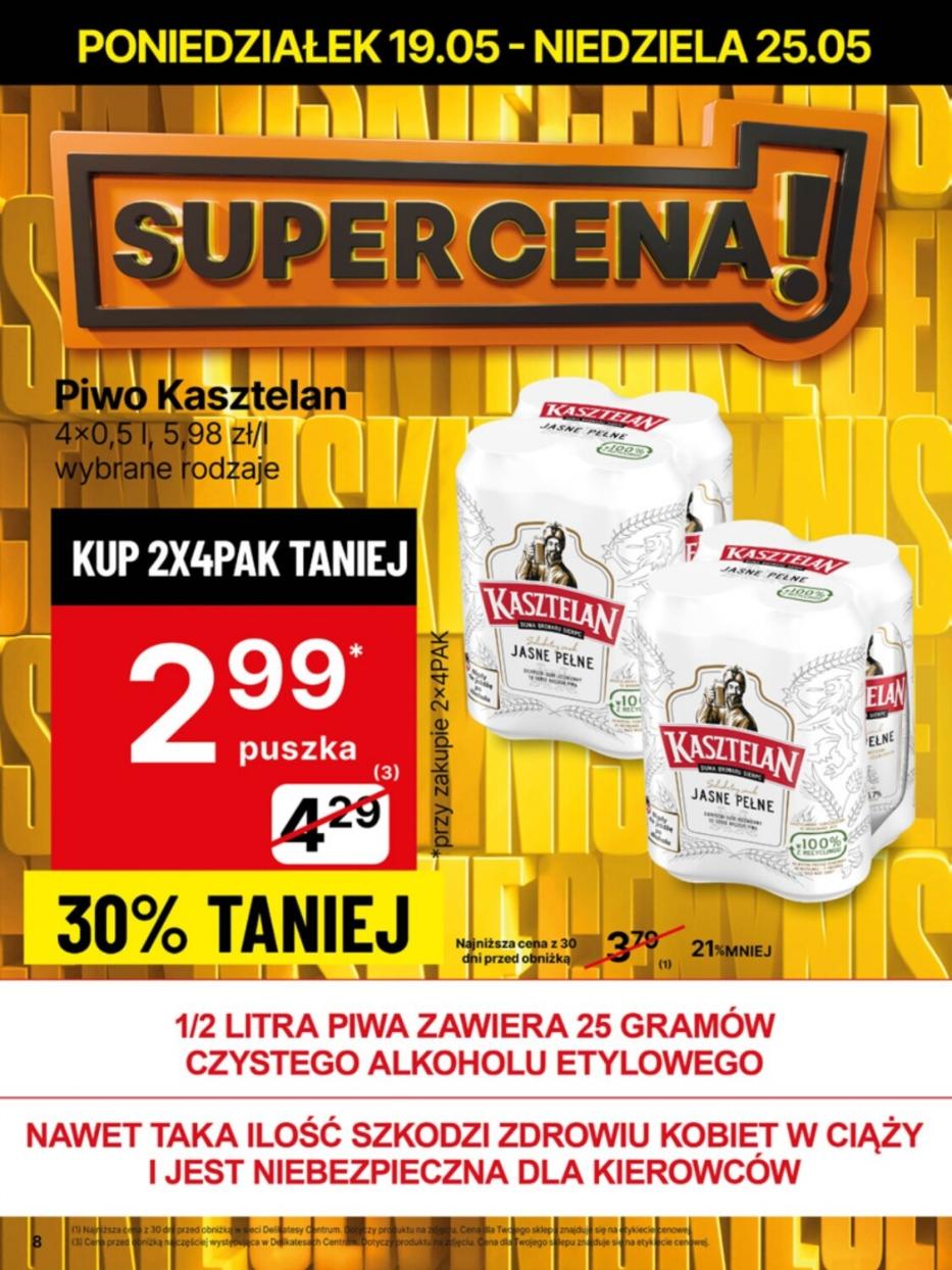 Gazetka promocyjna Delikatesy Centrum do 25/05/2025 str.8