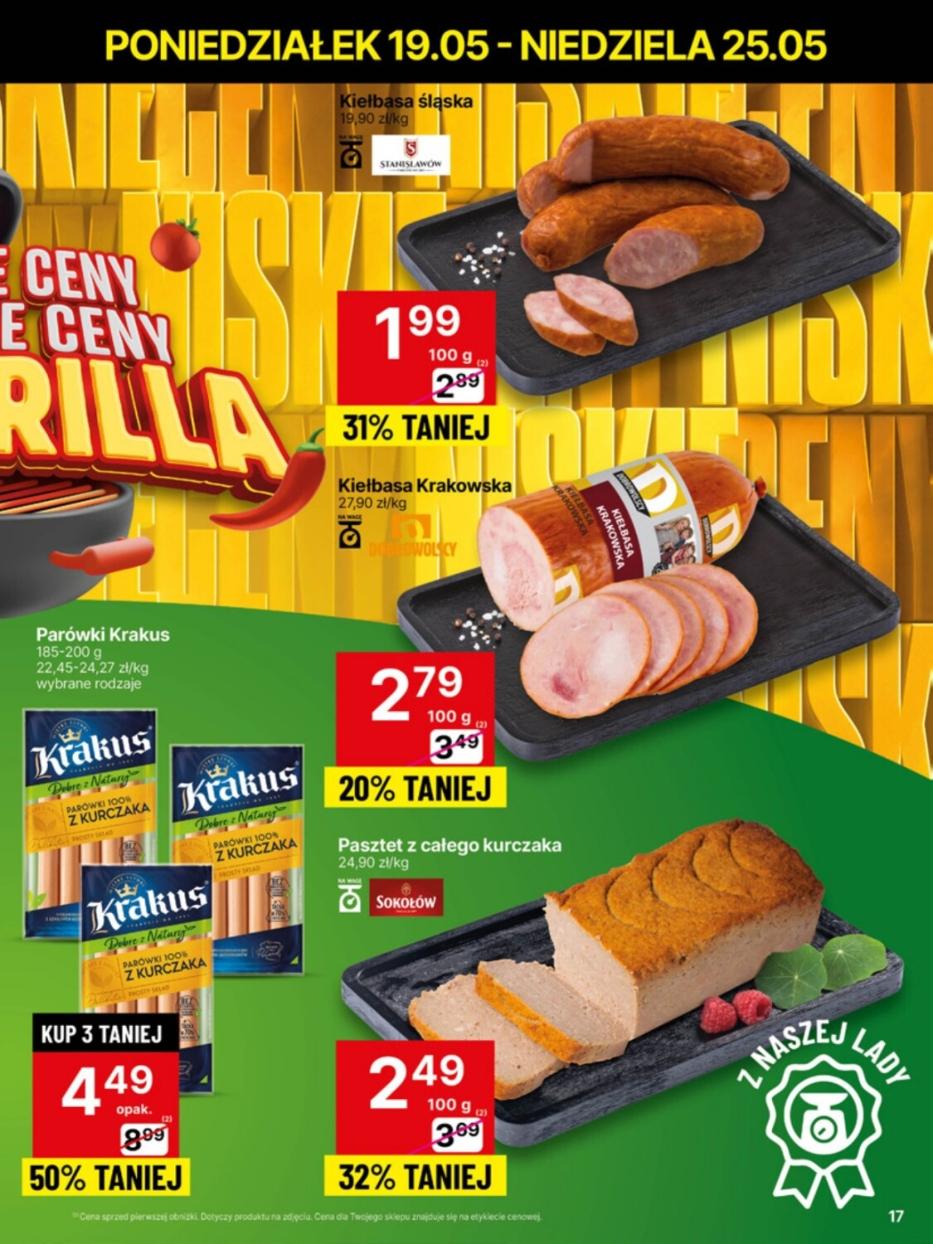 Gazetka promocyjna Delikatesy Centrum do 25/05/2025 str.17