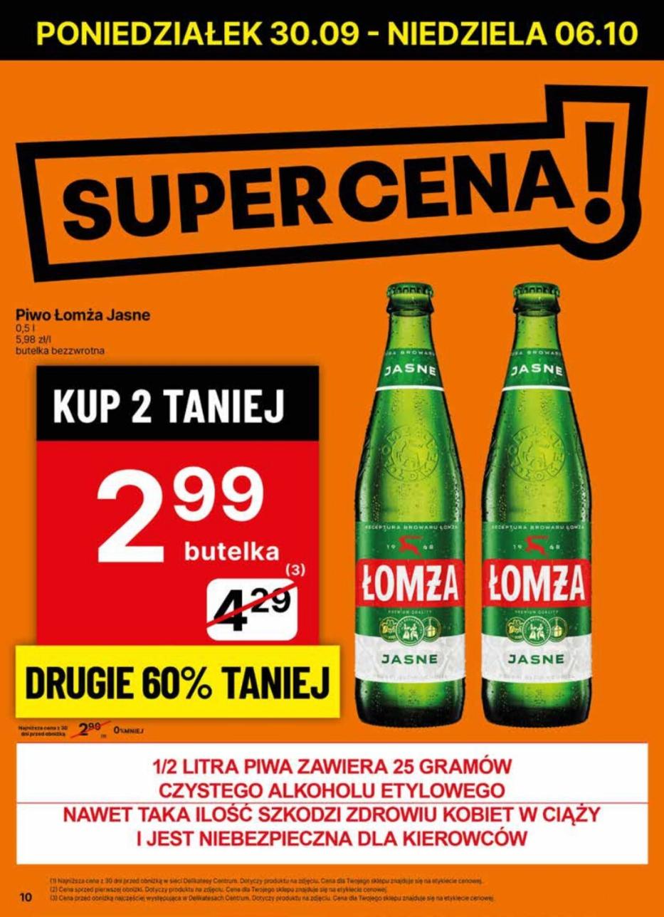 Gazetka promocyjna Delikatesy Centrum do 05/10/2024 str.10